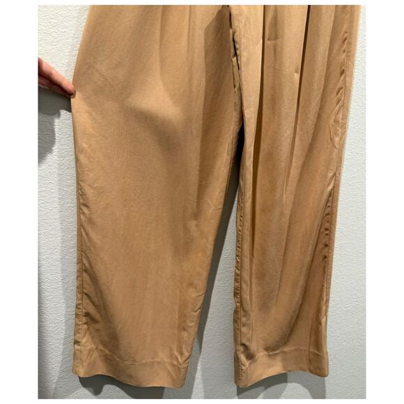 ZARA Camel Pockets Wide Leg Pants - Picture 4 of 5